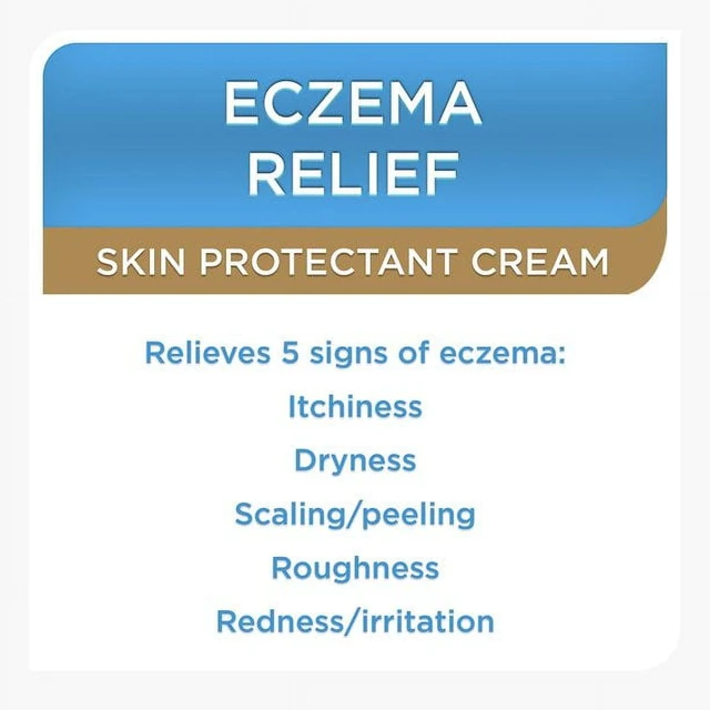 Alt view image 5 of 6 - Equate Beauty Eczema Relief Skin Protectant Cream with 2% Colloidal Oatmeal, 8 oz