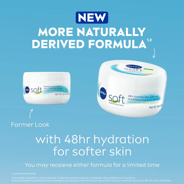 Alt view image 5 of 6 - NIVEA Soft Moisturizing Cream for Body, Face and Hands, 16 oz