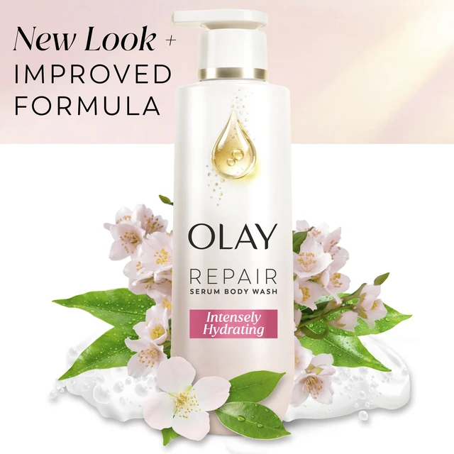 Main image of Olay Nourishing Body Wash for Women, Hyaluronic Acid, 20 fl oz