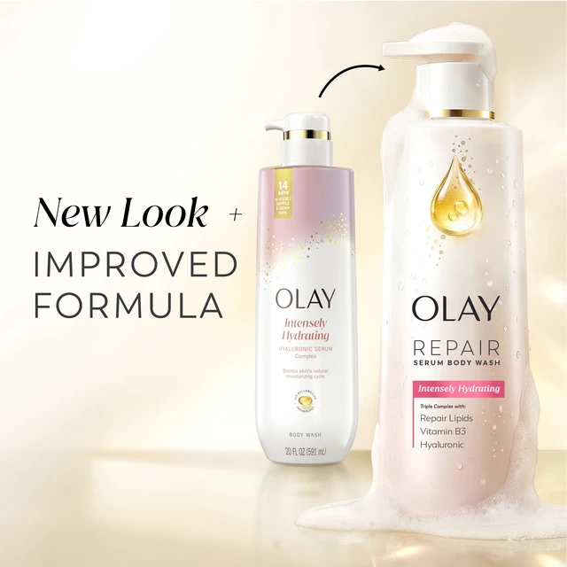 Alt view image 3 of 6 - Olay Nourishing Body Wash for Women, Hyaluronic Acid, 20 fl oz
