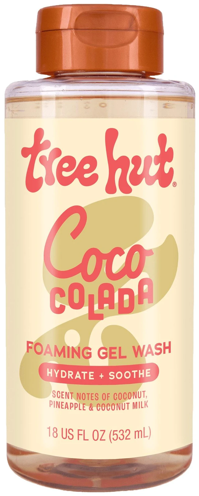 Main image of Tree Hut Coco Colada Foaming Gel Body Wash, 18 fl oz