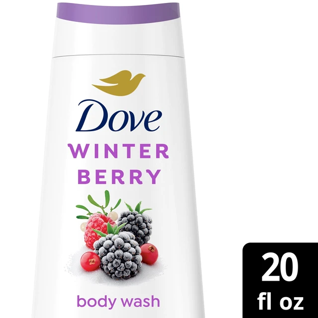 Alt view image 6 of 6 - Dove Limited Edition Holiday Treats Body Wash Winter Berry for Deep Nourishment, 20 Fl Oz