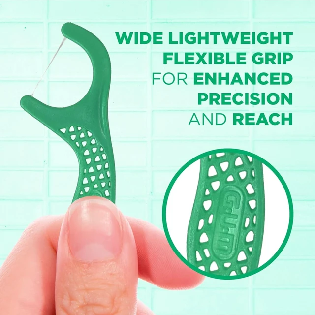 Alt view image 6 of 6 - GUM Professional Clean Dental Floss Picks, Fresh Mint Flossers, 40 Count