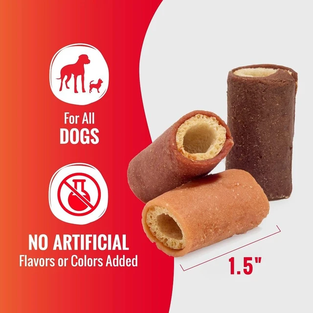 Alt view image 6 of 6 - Good 'n' Tasty Soft & Crunchy Roll High Protein Dog Treat, 3 oz