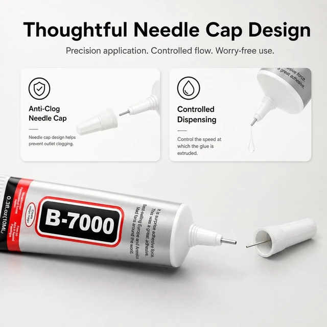Alt view image 6 of 7 - B-7000 Jewelry Glue (3pack10ml) + Bedazzling Kit (24pack 3mmcolor) B7000 Glue Clear With Precision Tip For Rhinestones, Repair, Crystals Shoes, Jeans, Phone, Wood, Glass, Charms,Nail Art,Gem,Fabric