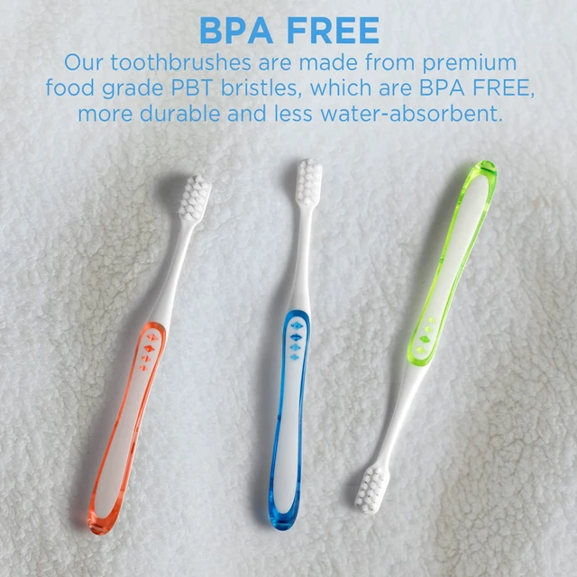 Alt view image 2 of 7 - Extra Soft Toothbrushes for Adults, with 10000 Micro Nano Bristles
