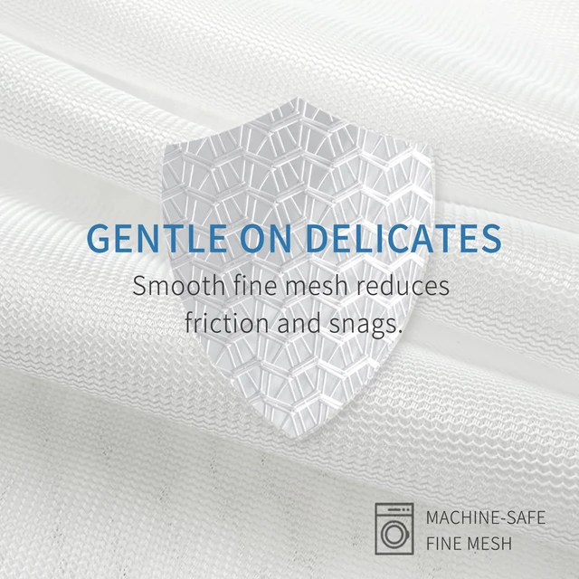 Alt view image 5 of 7 - Muchfun 4Pcs Durable Fine Mesh Laundry Bags for Delicates 16 x 20 Inches