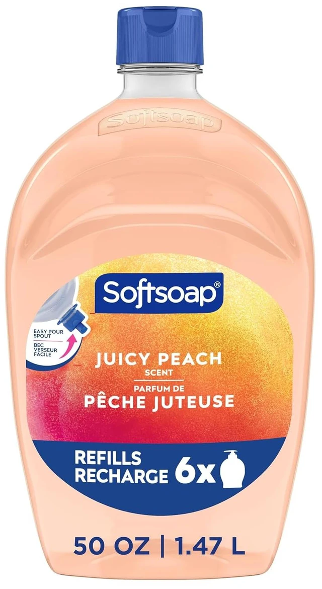 Main image of Softsoap Liquid Hand Soap Refill, Juicy Peach Scent, 50 fl oz