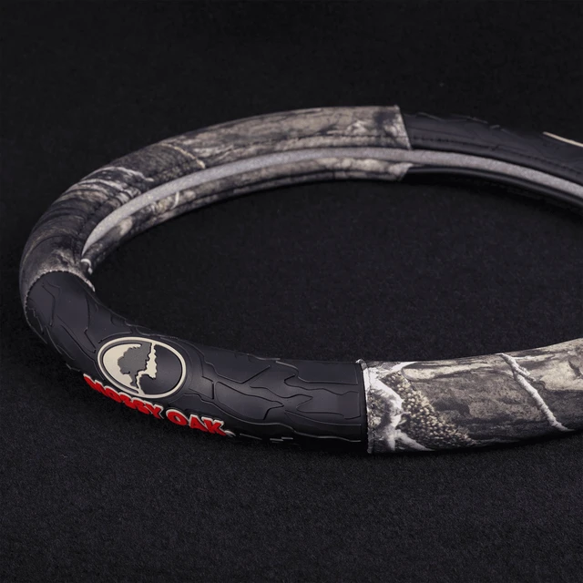 Alt view image 5 of 6 - Mossy Oak 1PC Heavy Duty Truck Steering Wheel Cover Camo Green - Universal Fit, 21SWC75