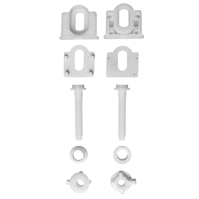 Alt view image 4 of 6 - Mainstays Round Plastic Slow-Close Toilet Seat, White