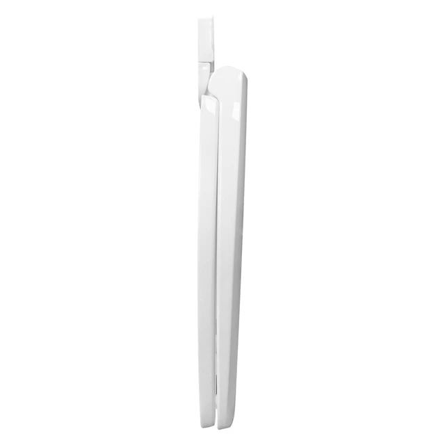 Alt view image 2 of 6 - Mainstays Round Plastic Slow-Close Toilet Seat, White
