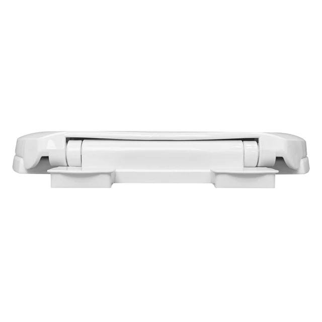 Alt view image 3 of 6 - Mainstays Round Plastic Slow-Close Toilet Seat, White