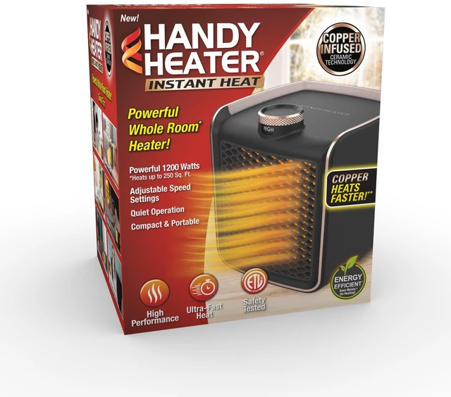 Main image of Handy Heater Instant Heat Space Heater, Lightweight and Portable