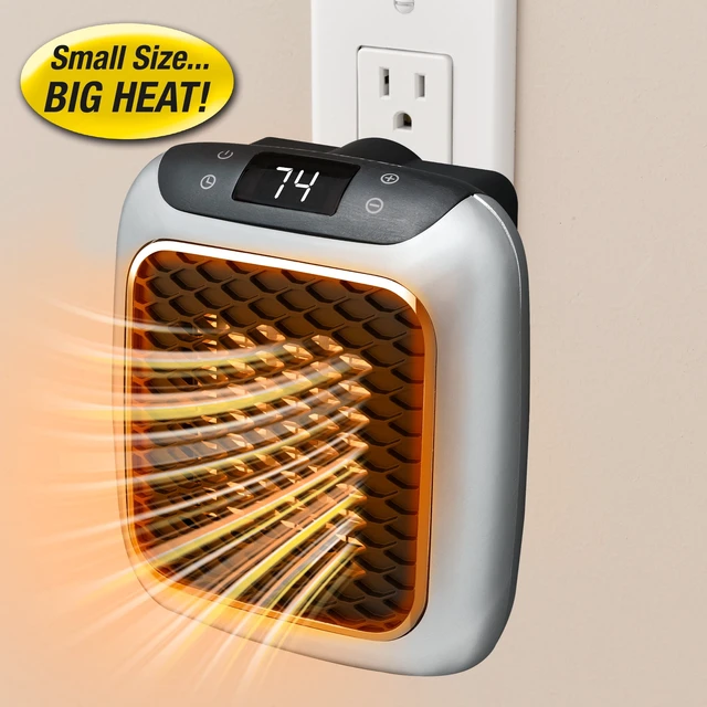 Alt view image 3 of 6 - Handy Heater Turbo, Personal Electric Ceramic Space Heater, 800 Watts. New