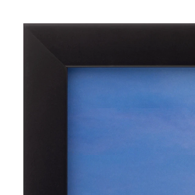 Alt view image 3 of 5 - Snap Black Wood Picture Frame Real Glass Wall Display 13" x 19" 1-pack