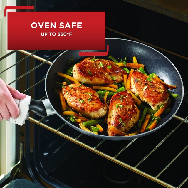 Alt view image 5 of 6 - T-fal Easy Care Nonstick Cookware, Fry Pan, 10.5 inch, Grey, B2910562