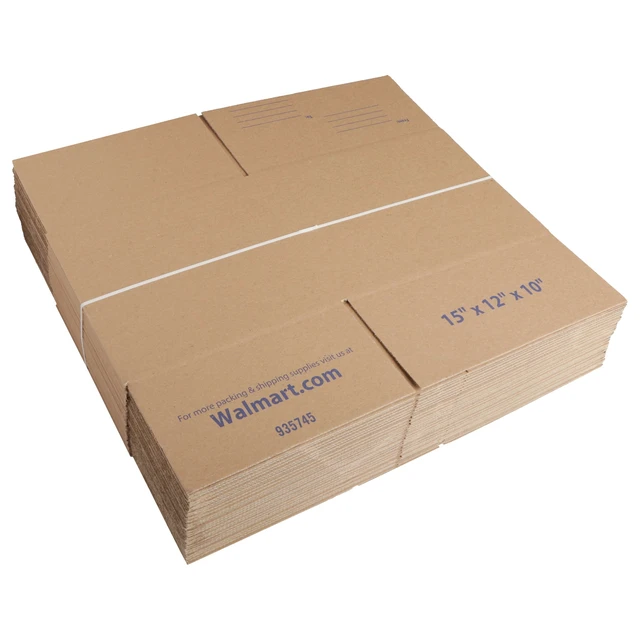 Alt view image 2 of 5 - Pen+Gear Recycled Shipping Boxes, 15 in. L x 12 in. W x 10 in. H, 30-Count
