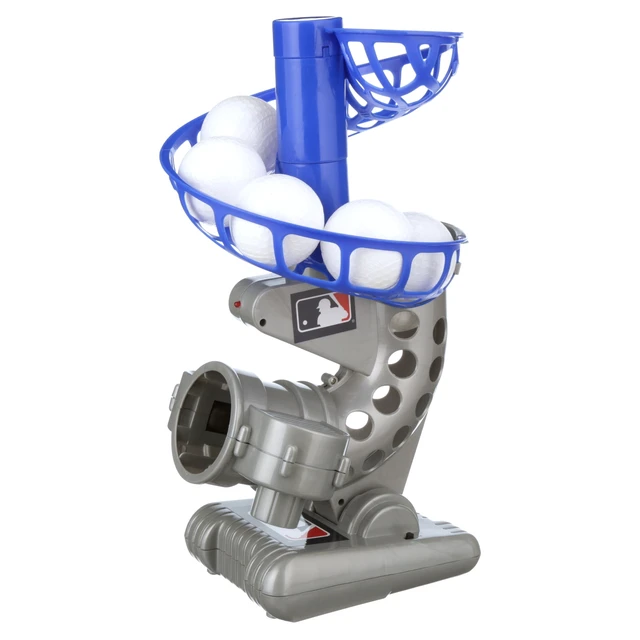 Alt view image 2 of 6 - Franklin Sports MLB Electronic Adjustable Baseball Pitching Machine with 6 Balls