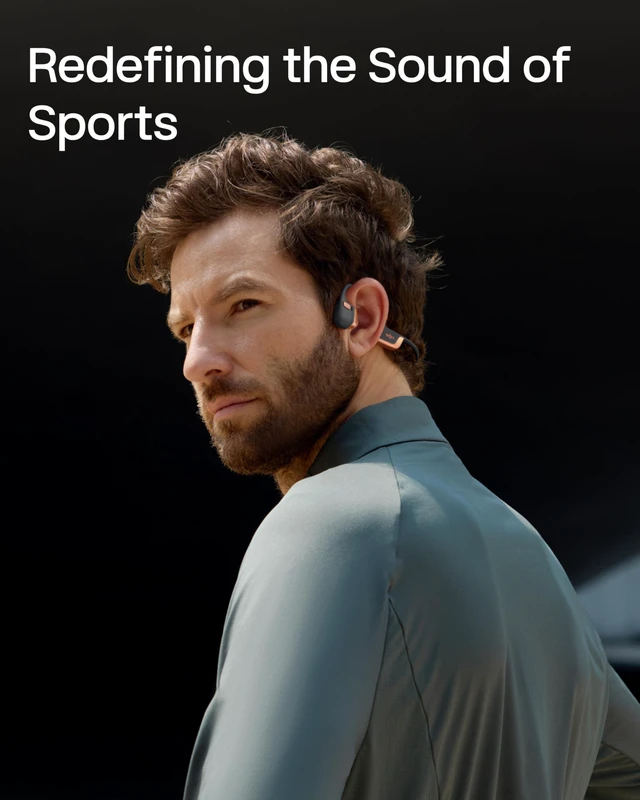 Alt view image 3 of 7 - OpenRun Pro 2 Mini Bone Conduction Headphone, Rose Gold, Free Gym Bag Claim free Gym Bag Exclusive Color; DualPitch premium soundSmart Mic; IP55; 12H battery; Running/Cycling/Hiking