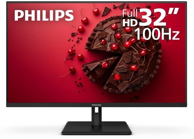 Main image of 32 Inch Computer Monitor FHD 100Hz VA, 32E1N1100L 1920×1080 LED Monitor, 1ms MPRT, HDMI 1.4, VGA, VESA, Adaptive Sync, Flicker-Free, 4yr Advance Replacement