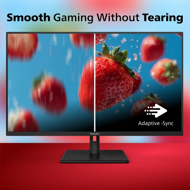 Alt view image 3 of 7 - 32 Inch Computer Monitor FHD 100Hz VA, 32E1N1100L 1920×1080 LED Monitor, 1ms MPRT, HDMI 1.4, VGA, VESA, Adaptive Sync, Flicker-Free, 4yr Advance Replacement