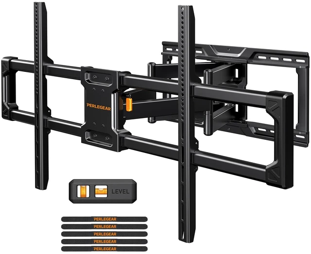 Main image of Full Motion TV Wall Mount for 42100 Inch Large TVs up to 200 lbs Pre-assembled TV Mount,UL Listed TV bracket,Fits 16"/24" Wood Studs,Max VESA 800x600mm,Tool-freeTilt,Swivel,Extension,Level