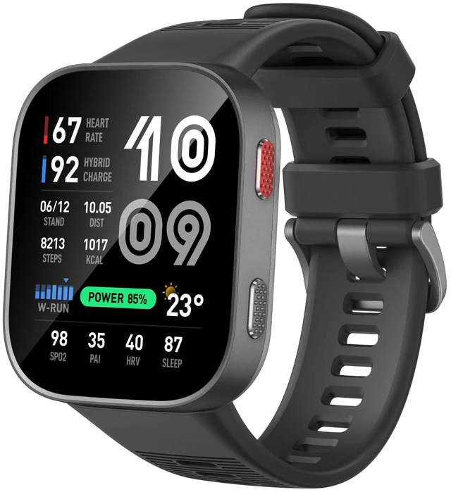 Main image of Bip Max Smart Watch, 2.07" AMOLED Display, GPS, iOS/Android 50mm, 20-Day Battery, Water-Resistant, 4GB Storage, Offline Maps, Fitness Tracker, Hybrid Training, 150+ Sports, HYROX Mode