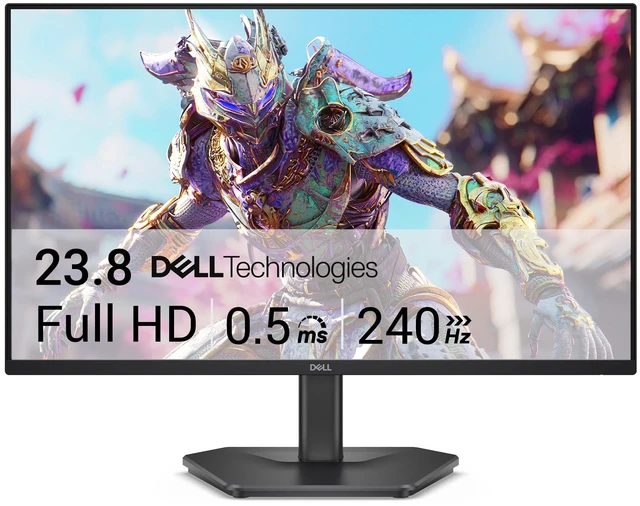 Main image of 24 240Hz Gaming Monitor - SE2426HG - 23.8-inch FHD (1920x1080) 240Hz Display, in-Plane Switching (IPS) Technology, AMD FreeSync Premium, TÜV 3-Star, 2X HDMI, DisplayPort 1.4, Tilt