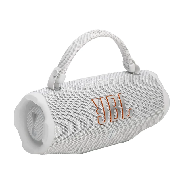 Alt view image 7 of 7 - Charge 6 Portable Bluetooth Speaker, Waterproof, Drop-Proof - White Long Battery Life Up To 28 Hours, Quick Charging, Built-In Powerbank, Weatherproof For Outdoor, Poolside, And Shower Use
