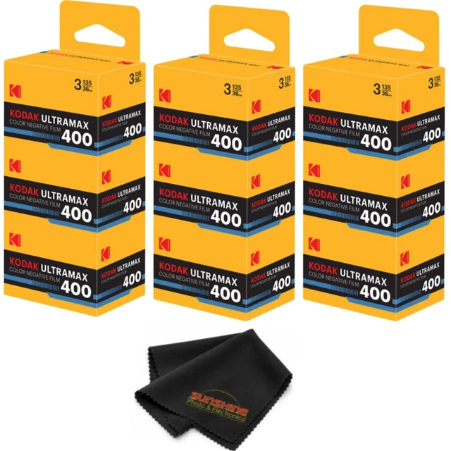 Main image of Ultramax 400 Color Print Film 36 Exp. 35mm DX 400 (Three 3-Packs (New Packaging))