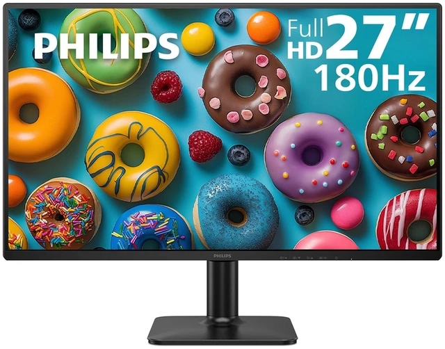 Main image of 27" Gaming Monitor FHD 180Hz Overlocked IPS HDR10, 27E2G2200 1920×1080 LED Computer Monitor, 144Hz Native / 180Hz OC, 0.5ms, VESA, Low Blue Light, Adaptive Sync