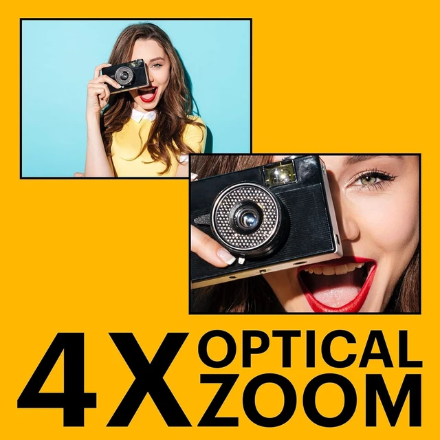 Alt view image 4 of 7 - PIXPRO FZ45 16MP Compact Digital Camera, 4X Optical Zoom, AA, Red 1080p Full HD Video, 27mm Wide Angle Lens, 2.7 Inch LCD, Point and Shoot, Digicam, Travel and Family Photos