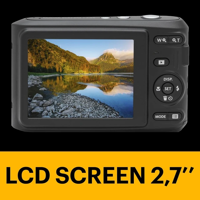 Alt view image 5 of 7 - PIXPRO FZ45 16MP Compact Digital Camera, 4X Optical Zoom, AA, White 1080p Full HD Video, 27mm Wide Angle Lens, 2.7 Inch LCD, Point and Shoot, Digicam, Travel and Family Photos