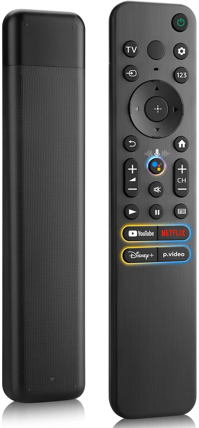 Main image of Remote-for-Sony-TV, Voice Replacement Control for Sony Bravia Smart TVs, Voice Control, 4 Popular Shortcut Keys, Premium ABS Material