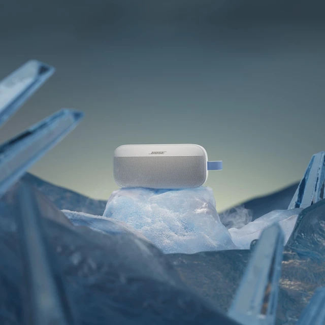 Alt view image 3 of 6 - SoundLink Flex Bluetooth Speaker (2nd Gen) - Portable Outdoor Speaker with Hi-Fi Audio, Waterproof and Dustproof, USB-C, Up to 12 Hours Battery Life, Fog Grey - Limited Edition Color
