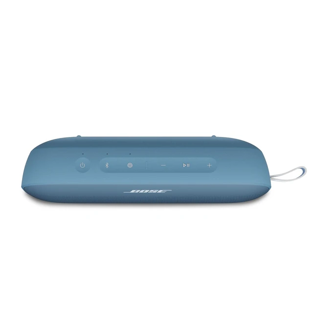 Alt view image 4 of 7 - SoundLink Flex Bluetooth Speaker (2nd Gen) - Portable Outdoor Speaker with Hi-Fi Audio, Waterproof and Dustproof, USB-C, Up to 12 Hours Battery Life, Blue Dusk