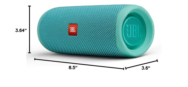 Alt view image 7 of 7 - FLIP 5, Waterproof Portable Bluetooth Speaker, Teal Sounds better than ever, Bring the party anywhere, Make a splash with IPX7 waterproof design, A rainbow of colours