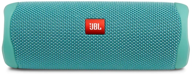 Main image of FLIP 5, Waterproof Portable Bluetooth Speaker, Teal Sounds better than ever, Bring the party anywhere, Make a splash with IPX7 waterproof design, A rainbow of colours