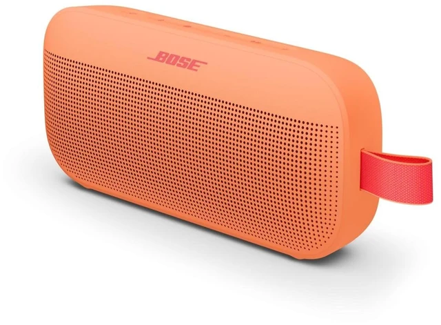Main image of SoundLink Flex Bluetooth Speaker (2nd Gen) - Portable Outdoor Speaker with Hi-Fi Audio, Waterproof and Dustproof, USB-C, Up to 12 Hours Battery Life, Sunset Peach - Limited Edition Color