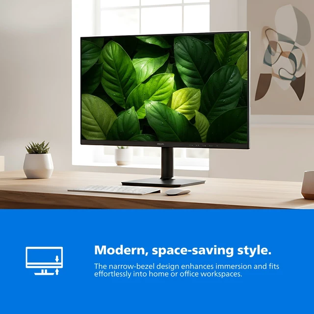 Alt view image 5 of 7 - 22 Inch Computer Monitor FHD 120Hz Overclocked IPS VESA, 22E2N1100 1920×1080 LED Monitor, 1ms MPRT, Adaptive Sync, HDMI 1.4, VGA, Flicker-Free, Low Blue Light, 4yr Advance Replacement