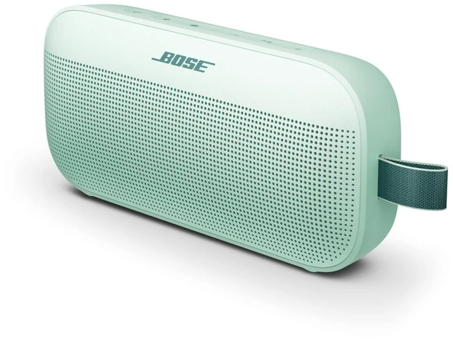 Main image of SoundLink Flex Bluetooth Speaker (2nd Gen) - Portable Outdoor Speaker with Hi-Fi Audio, Waterproof and Dustproof, USB-C, Up to 12 Hours Battery Life, Dewdrop Mint - Limited Edition Color