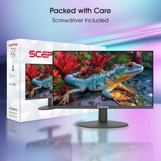 Alt view image 3 of 7 - New 22-Inch Gaming Monitor, FHD 1080p, Up to 144Hz, HDMI, DisplayPort, Built-in Speakers, Machine Black (E225W-FW144 Series, 2026)