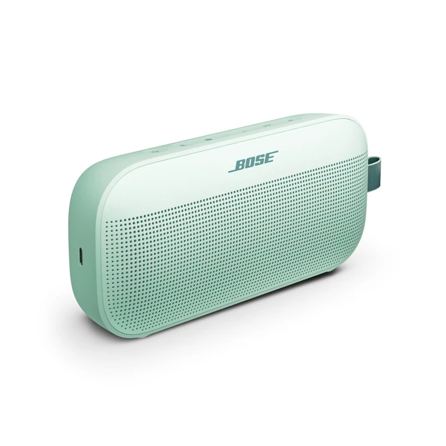 Alt view image 5 of 5 - SoundLink Flex Bluetooth Speaker (2nd Gen) - Portable Outdoor Speaker with Hi-Fi Audio, Waterproof and Dustproof, USB-C, Up to 12 Hours Battery Life, Dewdrop Mint - Limited Edition Color