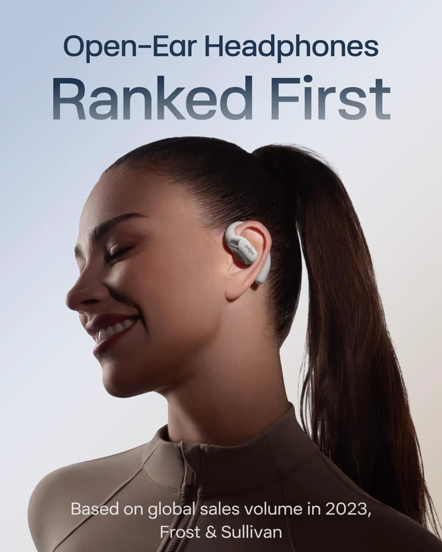 Alt view image 2 of 7 - OpenFit 2+ Open-Ear Earbuds, Purple, Dolby Audio,Wireless Charging Exclusive Color; Dynamic sound; Secure fit; Soft comfort48H Playtime; fast charging; IP55; Gym/Outdoor/Home Leisure