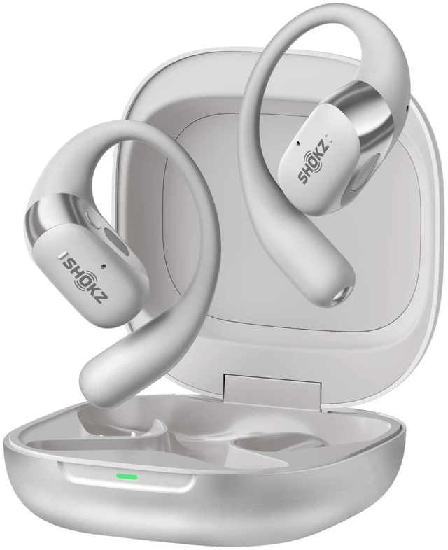 Main image of OpenFit 2+ Open-Ear Earbuds, Grey, Dolby Audio,Wireless Charging Dynamic sound; Secure fit and soft comfort48H playtime with fast charging; IP55 water-resistant; Gym/Outdoor/Home Leisure