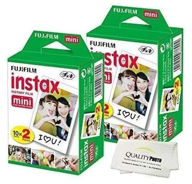 Main image of Instax Mini Film for All Mini Cameras + Quality Photo Cloth, 40 Sheets