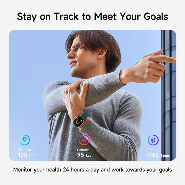 Alt view image 5 of 7 - Smart Watch for Men Women, 1.85" HD Smartwatch Compatible iPhone/Samsung/Android (Answer/Make Calls), 100+ Sport Modes Fitness Tracker with Heart Rate/Sleep/Step Monitor, IP68 Waterproof, 2 Bands