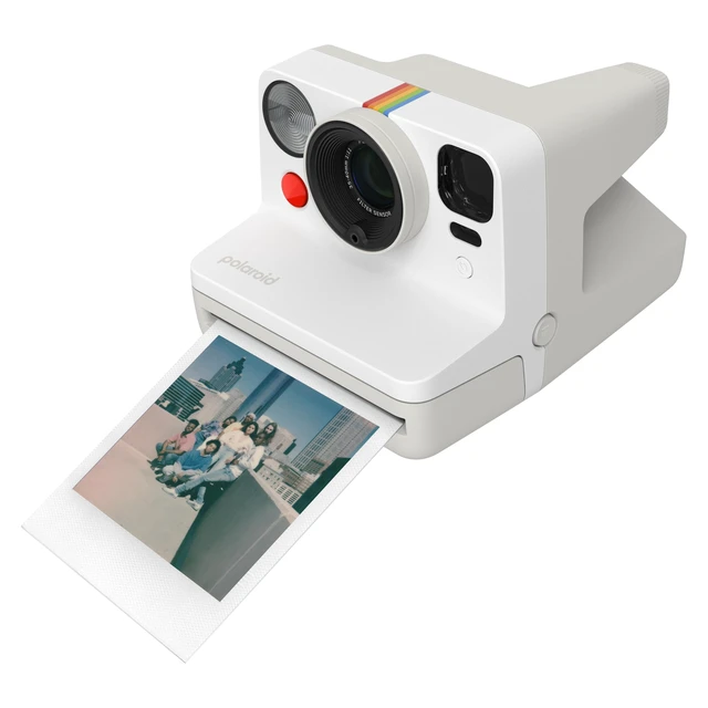 Alt view image 2 of 7 - Now 3rd Generation I-Type Instant Camera + Film Bundle - Now Pebble White Camera + 16 Color Photos (6561)