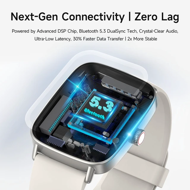 Alt view image 4 of 7 - Smart Watch for Women, 1.85" HD Smartwatch Compatible iPhone/Samsung/Android (Answer/Make Calls), 100+ Sport Modes Fitness Tracker with Heart Rate/Sleep/Step Monitor, IP68 Waterproof (Beige)