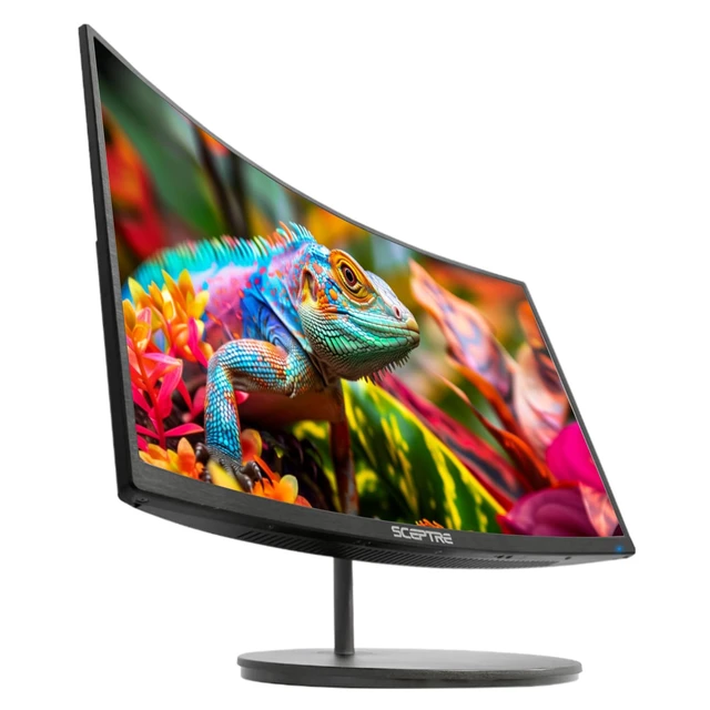 Alt view image 2 of 6 - New! Curved 27-inch Gaming Monitor 100Hz 1080p R1500 98% sRGB HDMI x2 VGA Build-in Speakers, VESA Wall Mount Machine Black 2026 (C275W-1920RN Series)